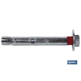 Anclaje metálico torn. hexagonal 12/16x80 venta unitaria ANCLAJE METÁLICO TORN. HEXAGONAL 12/16X80 VENTA UNITARIA