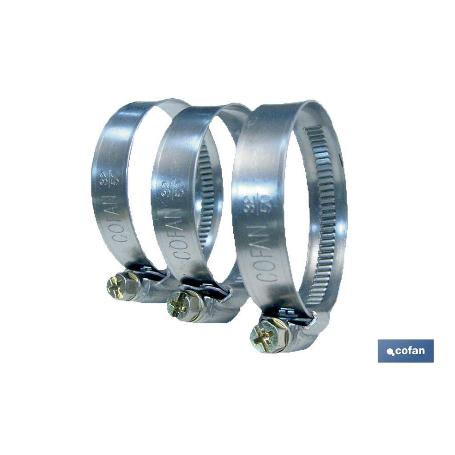 ABRAZADERA METÁLICA BANDA 12MM 110-130 VENTA UNITARIA