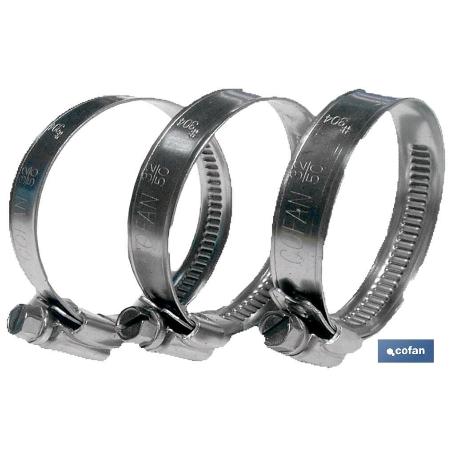 ABRAZADERA INOX A-2 BANDA 12MM 20-32 VENTA UNITARIA