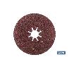 DISCO FIBRA 125 MM. - GRANO 40 VENTA UNITARIA