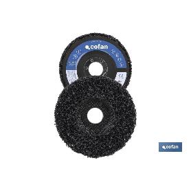 DISCO VELLON P/LIMPIEZA FIBRA-PLANO 125X22,2 VENTA UNITARIA