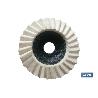DISCO LAMINAS FIELTRO P/ PULIR Ø115 G-D5/H25 VENTA UNITARIA