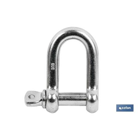 GRILLETE RECTO M-8 ZINCADO VENTA UNITARIA