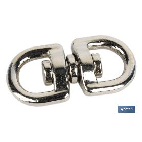 TORNIQUETE  GIRATORIO NIQUELADO 20X20MM VENTA UNITARIA