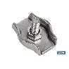 SUJETACABLES PLANO SIMPLE M-10 INOX VENTA UNITARIA