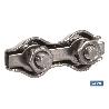 SUJETACABLES PLANOS DOBLES INOX. M-5 VENTA UNITARIA