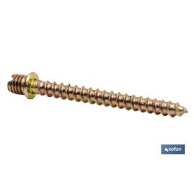 Tirafondo para abrazadera metalica 6x50 venta unitaria TIRAFONDO PARA ABRAZADERA METALICA 6X50 VENTA UNITARIA