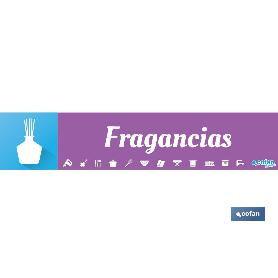 SEÑALETICA IMANTADA PARA EXPOSITOR 975 X 200 MM - FRAGANCIAS SEÑALÉTICA IMANTADA PARA EXPOSITOR