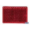 CATADIÓPTRICO RECTANGULAR ROJO 56 X 39 MM CON ADHESIVO