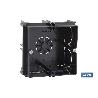 CAJA EMPOTRAR MECANISMOS UNIVERSAL 65X65X40 9 ENTRADAS TUBO VENTA UNITARIA
