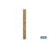 ALFOMBRA ANTIDESLIZANTE RUGOSA BEIGE 130 X 70 CM