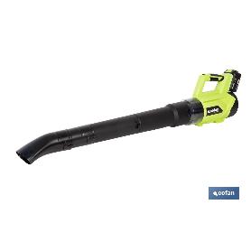 Sopladora eléctrica a batería li-ion 20 v 22.500 rpm SOPLADORA ELÉCTRICA A BATERÍA LI-ION 20 V 22.500 RPM