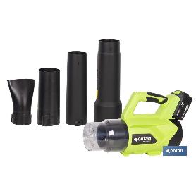 Sopladora eléctrica a batería li-ion 20 v 22.500 rpm sin cargador ni batería SOPLADORA ELÉCTRICA A BATERÍA LI-ION 20 V 22.500 RPM SIN CARGADOR NI BATERÍA