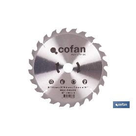 DISCO CORTE PARA MADERA Ø210 MM X 25,4 MM X 2,4 MM X 24 DIENTES