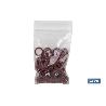 ARANDELA DE FIBRA ROJA M-5 X 9 X 1,5   CAJA 100 UNID.
