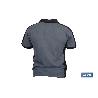 POLO BALDER ELASTANO 210 G/M2 GRIS OSCURO-NEGRO TALLA S