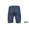BERMUDAS DE TRABAJO TYR ELASTANO 215 G/M2 AZUL MARINO CON DETALLES GRISES TALLA 38