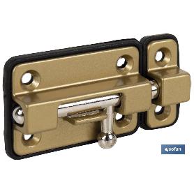 PASADOR BASE PLÁSTICO CROMO MATE 35 MM VENTA UNITARIA