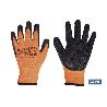 GUANTE NARANJA FLUOR CON REVESTIMIENTO LATEX TERMICO T-8 VENTA UNITARIA