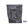 PANTALÓN DE TRABAJO HEIMDALL ELASTANO 280 G/M2 GRIS OSCURO CON DETALLES NEGROS TALLA 60