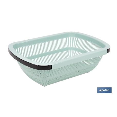 ESCURRIDOR RECTANGULAR EXTENSIBLE VERDE 50,5 X 24,5 X 11,5 CM