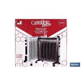 RADIADOR DE MICA BLANCO MODELO ASTANA 2000W