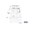PACK DE 4 CAJAS DE ALMACENAJE TRANSPARENTES 4 L + 8 L + 15 L + 26 L