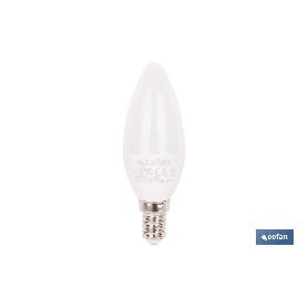 BOMBILLA LED VELA 6.5 W E14 806 LM 6500 K