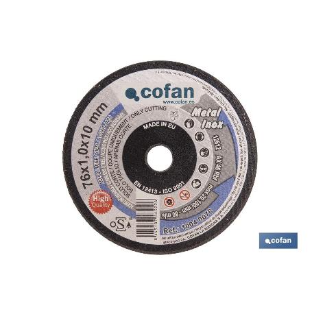 DISCO CORTE - 125X1,6X22,23 INOX PROFES.