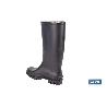 BOTA ALTA DE AGUA PVC NEGRA OB FO SR TALLA 41