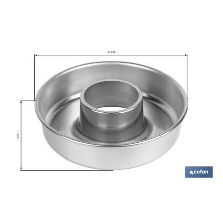 MOLDE ROSCO  ALUMINIO 21CM VENTA UNITARIA