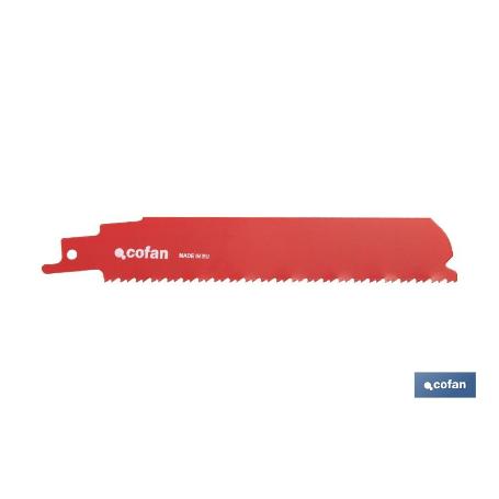 HOJA DE SIERRA DE SABLE (5PCS) BIMETAL 130X8-10  -  DEMOLICIÓN