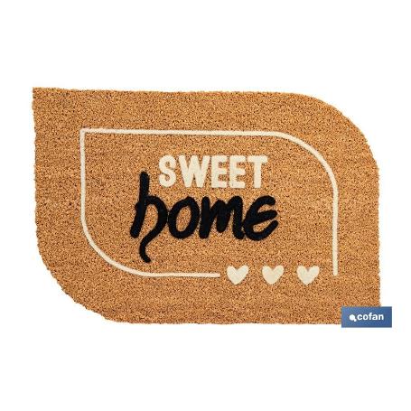 FELPUDO INTERIOR COCO FLOQUEADO 40X60X1,50 CM (SWEET HOME)