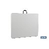 MESA PLEGABLE RECTANGULAR BLANCA CON BLOQUEO DE SEGURIDAD 180X70X72 CM