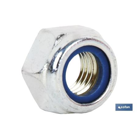 BL 6 UDS. DIN-985 M-6 Z   CAJA 12 UNID.