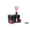 CAJA DE HERRAMIENTAS HEAVY DUTY CON ASA TELESCÓPICA Y RUEDAS 530 X 355 X 390 MM
