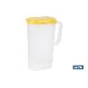 JARRA DE AGUA 2L AMARILLO  MODELO MANANTIAL 25X19X9.5CM   CAJA 6 UNID.