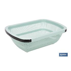 ESCURRIDOR RECTANGULAR EXTENSIBLE VERDE 50,5 X 24,5 X 11,5 CM