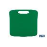 TABLA CORTE CON ASA VERDE 34X24X1.5CM MODELO CHIPS