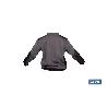 SUDADERA RANGER CUELLO CREMALLERA 280GMS AZUL-NEGRO T-S